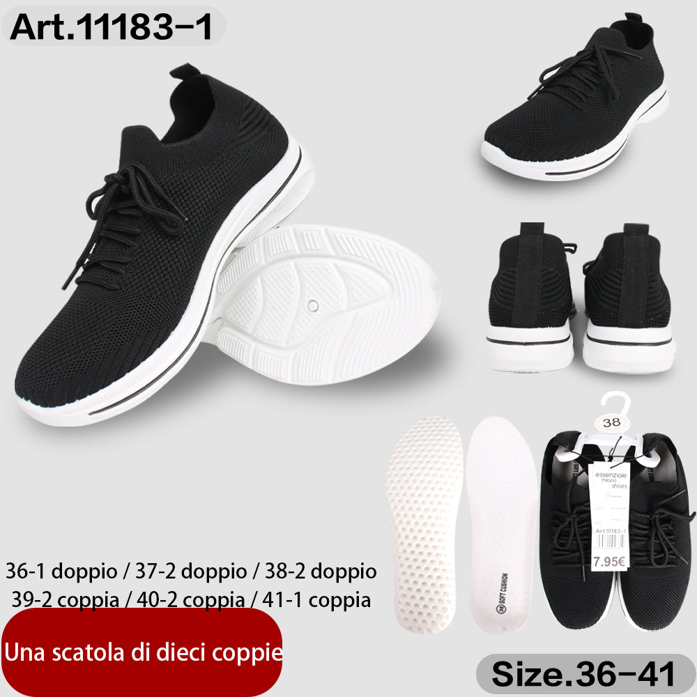Scarpe Comfort Ultra Morbido e Confortevole Ultra Morbido Nero