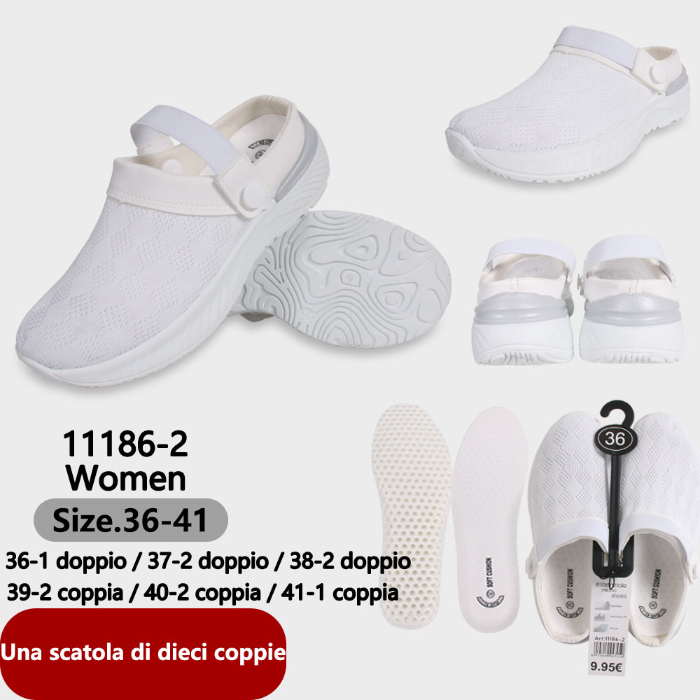 Scarpe Comfort Ultra Morbido e Confortevole Ultra Morbido da Donna Bianco