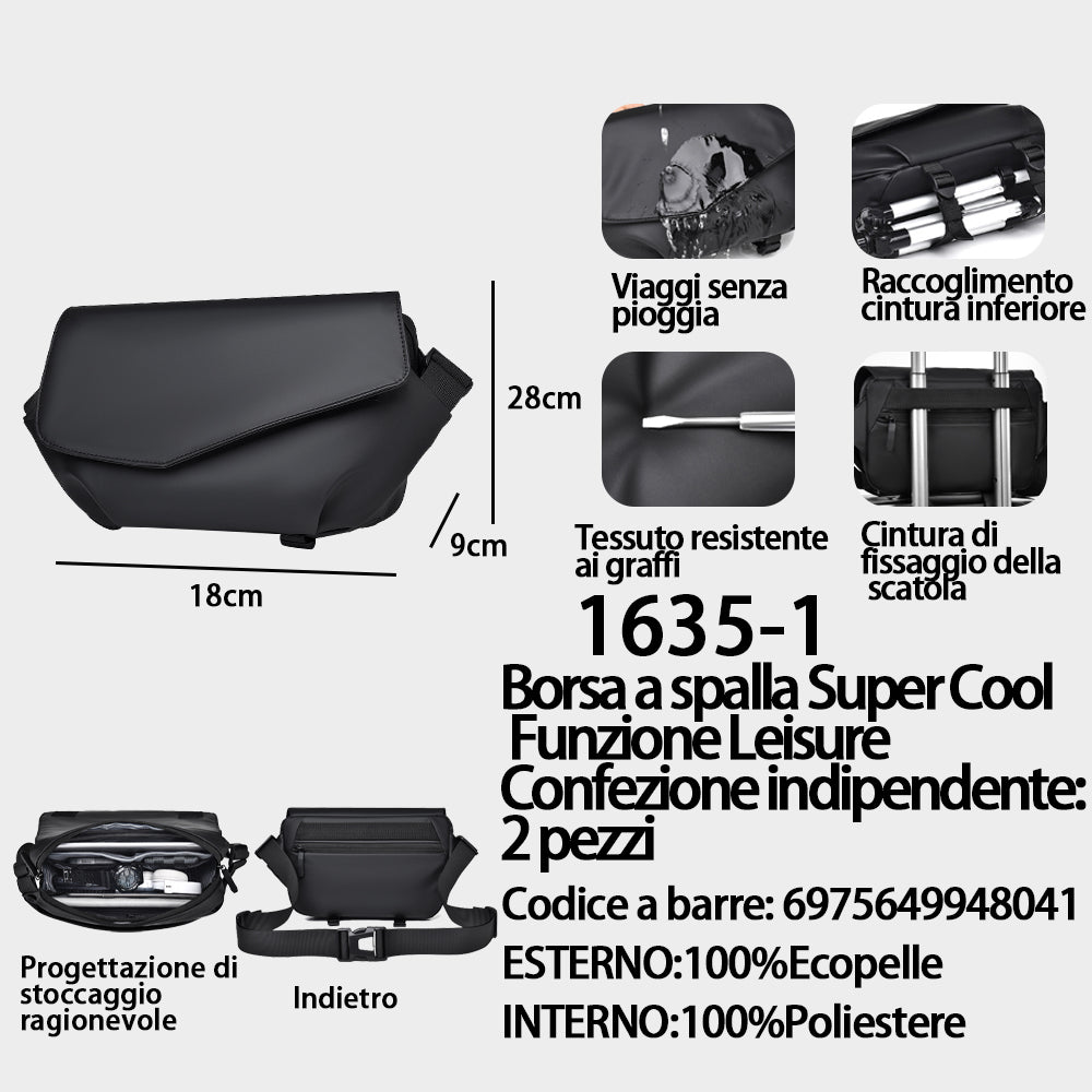 Borsa a Spalla Nero
