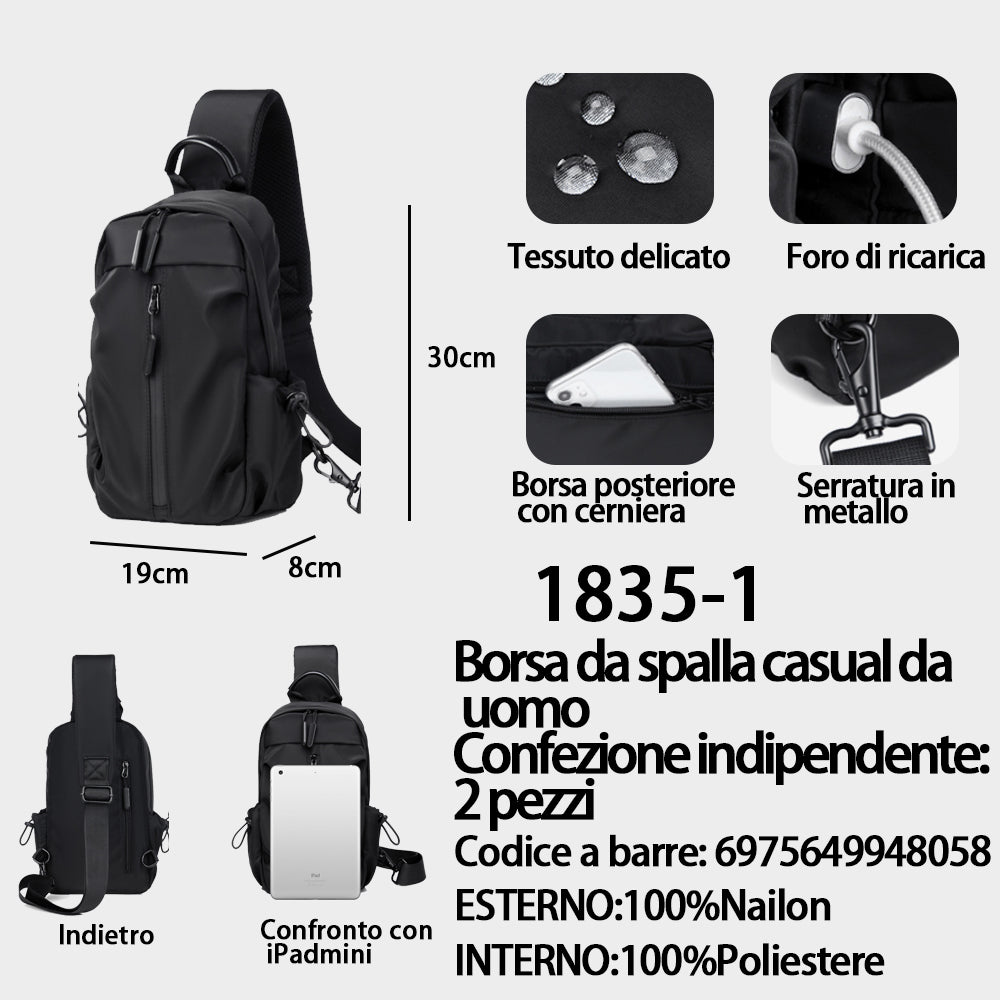 Borsa a Spalla Nero