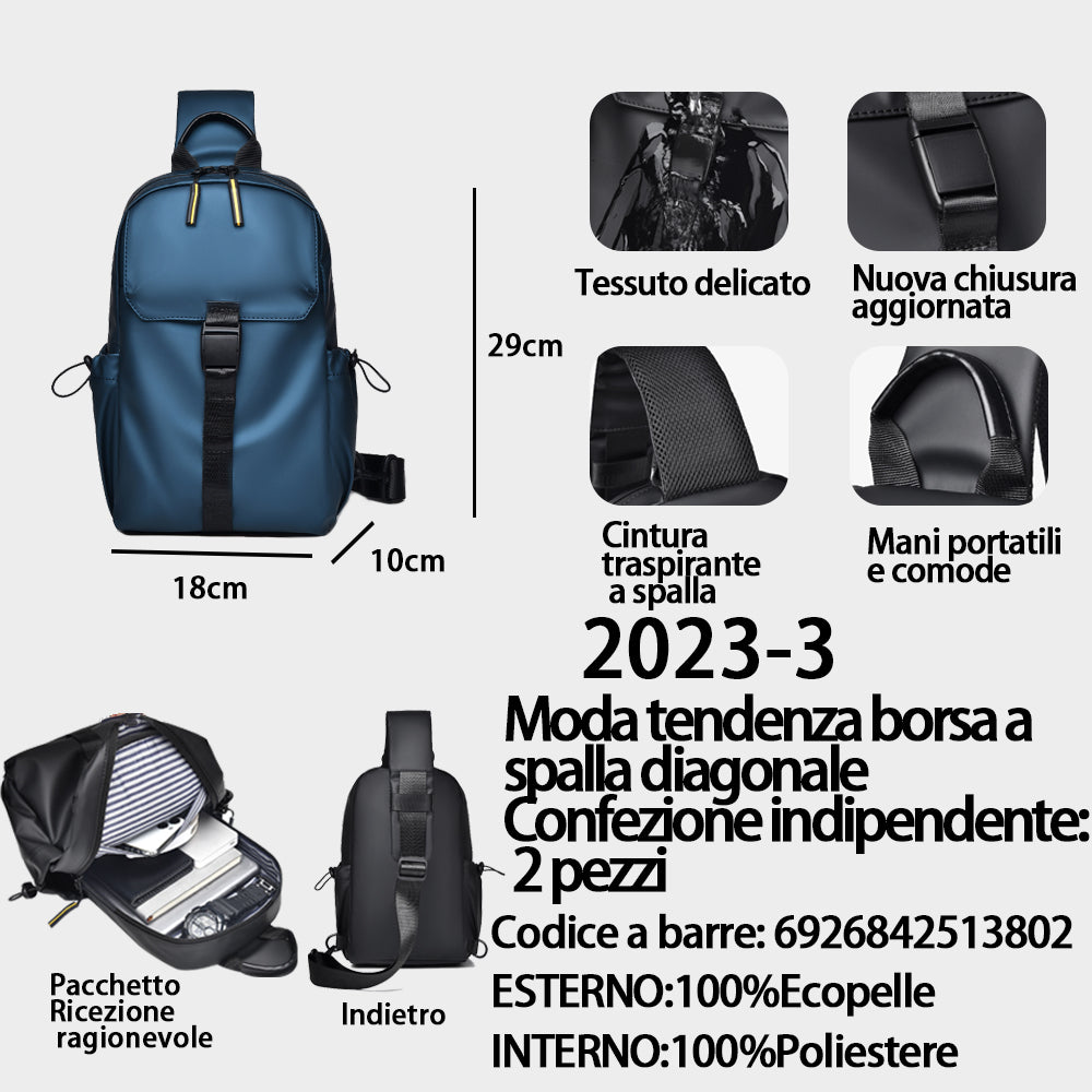 Borsa a Spalla Blu