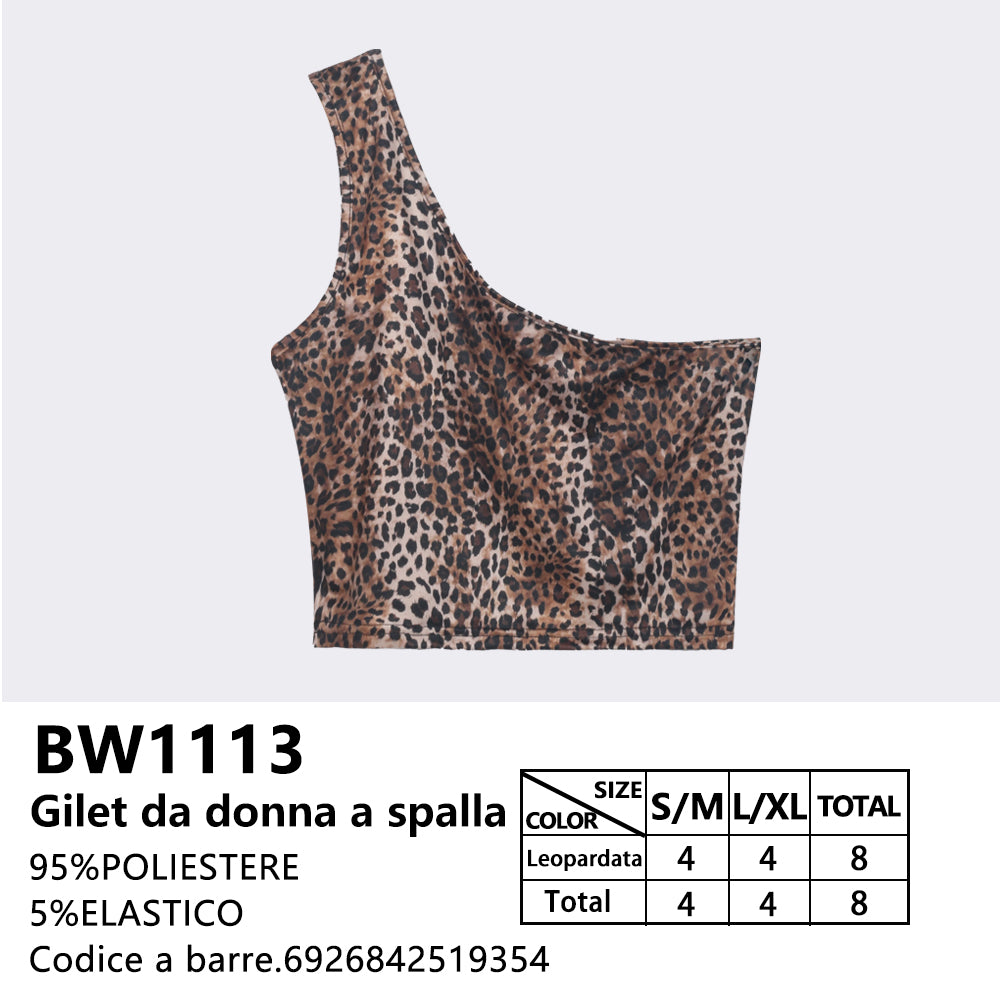 Canottiera Animalier da Donna