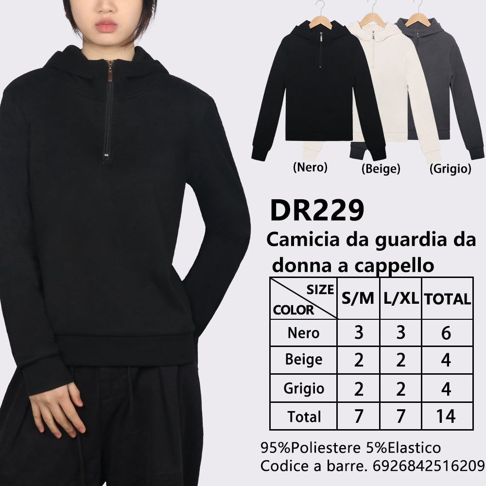 Felpa in Tessuto Termico da Donna