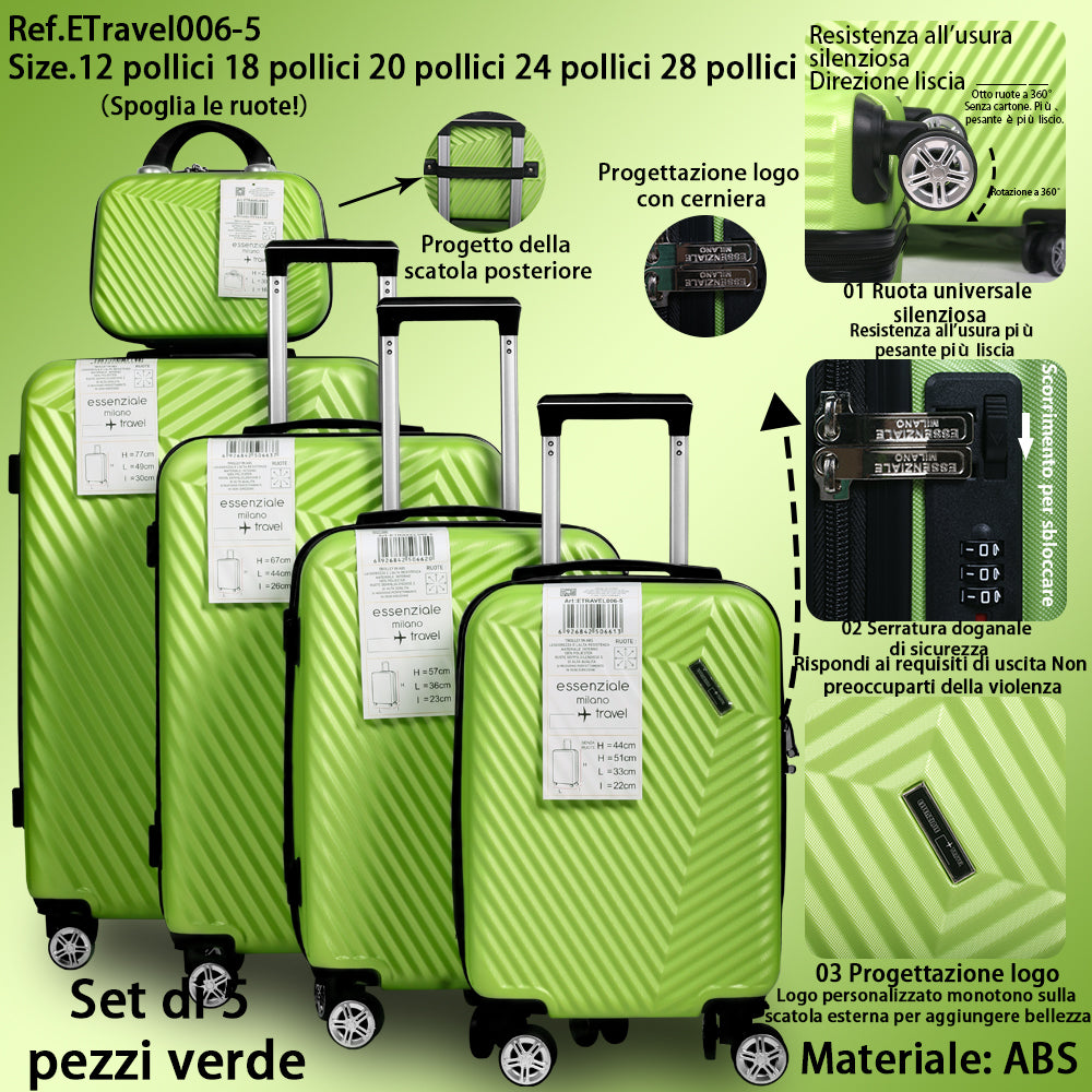Set Valigie - Set 5 Pezzi