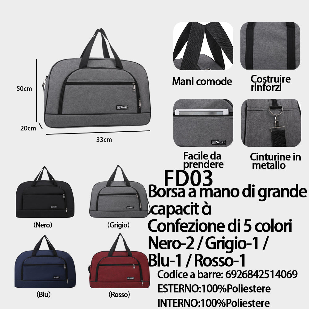 Borsa da Viaggio Grande Capacità a Mano