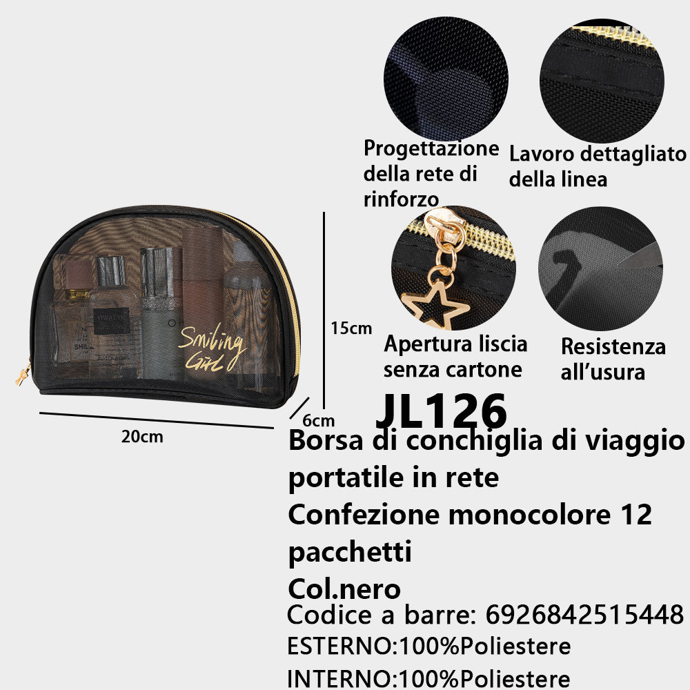 Borsa a Conchiglia in Tulle