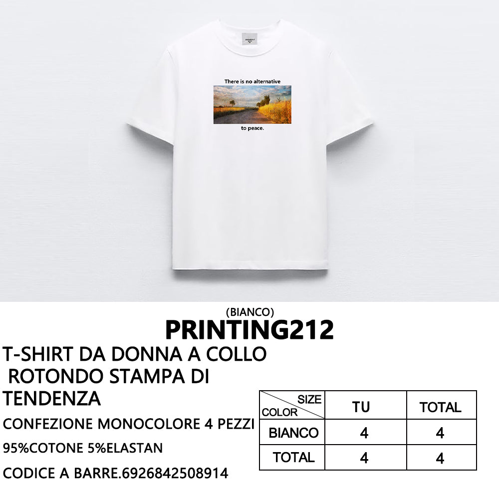 T-Shirt a Stampa da Donna