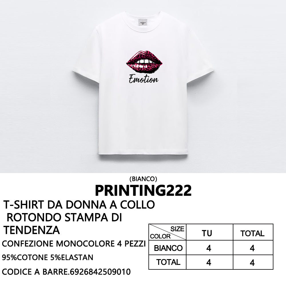 T-Shirt a Stampa da Donna