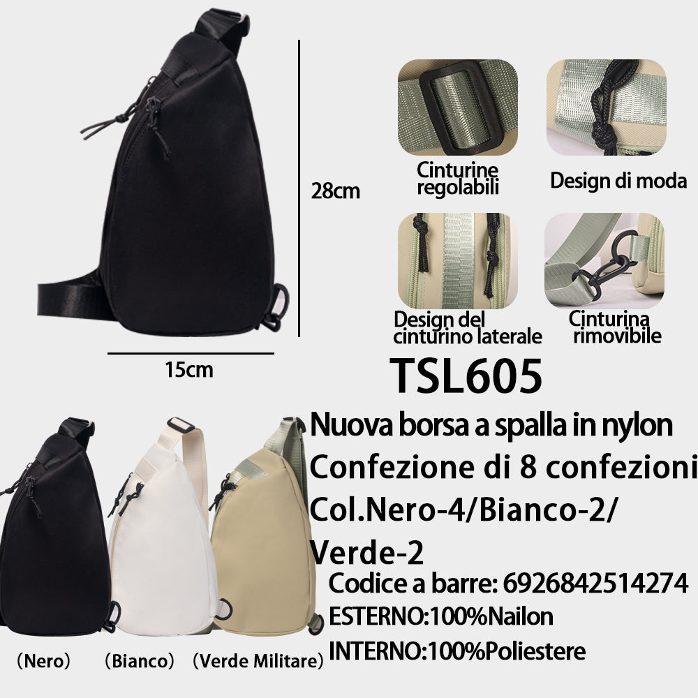 Borsa a Tracolla in Nylon