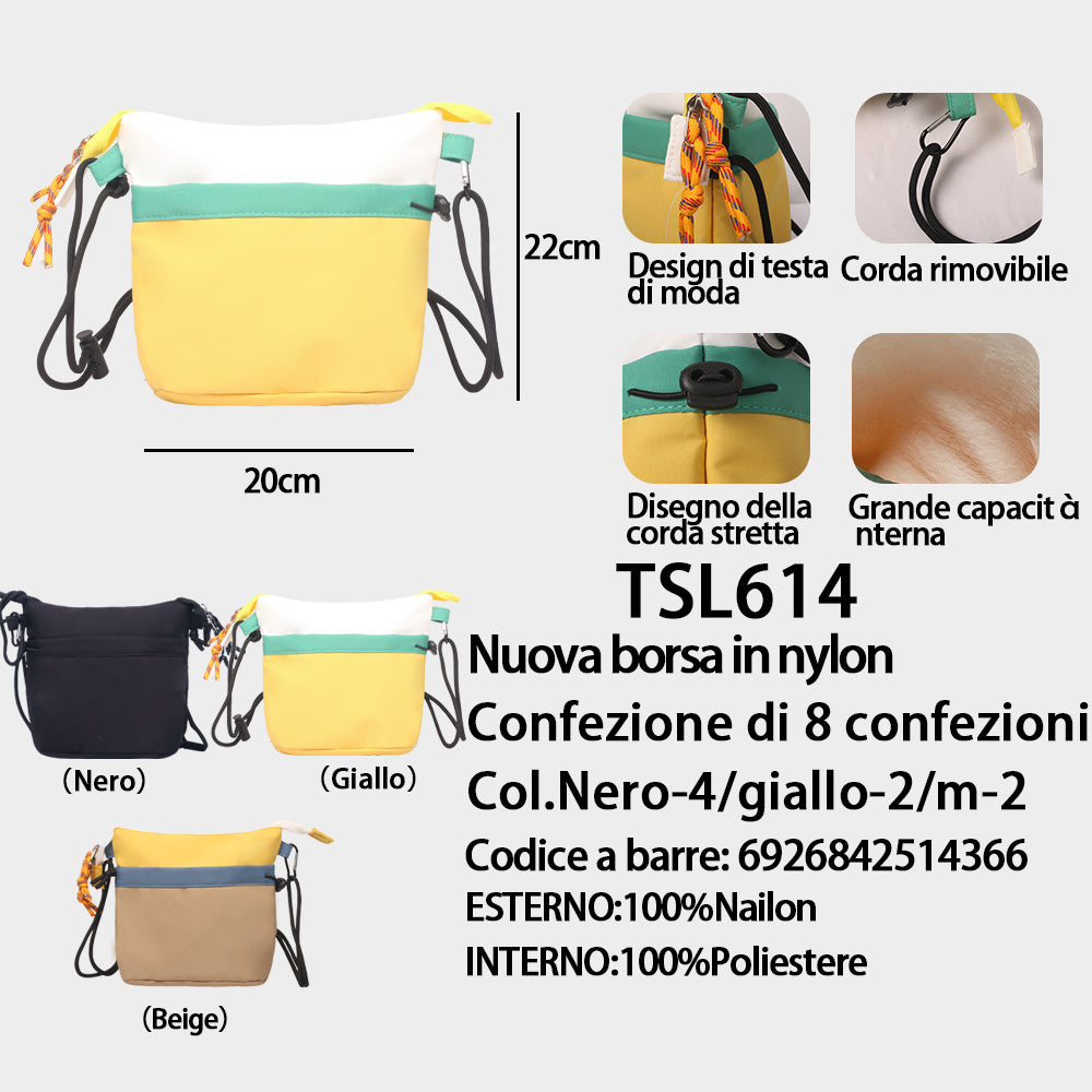 Borsa a Tracolla in Nylon
