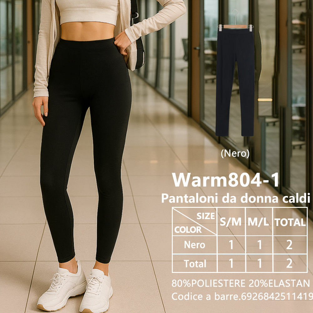 Leggings da Donna Nero