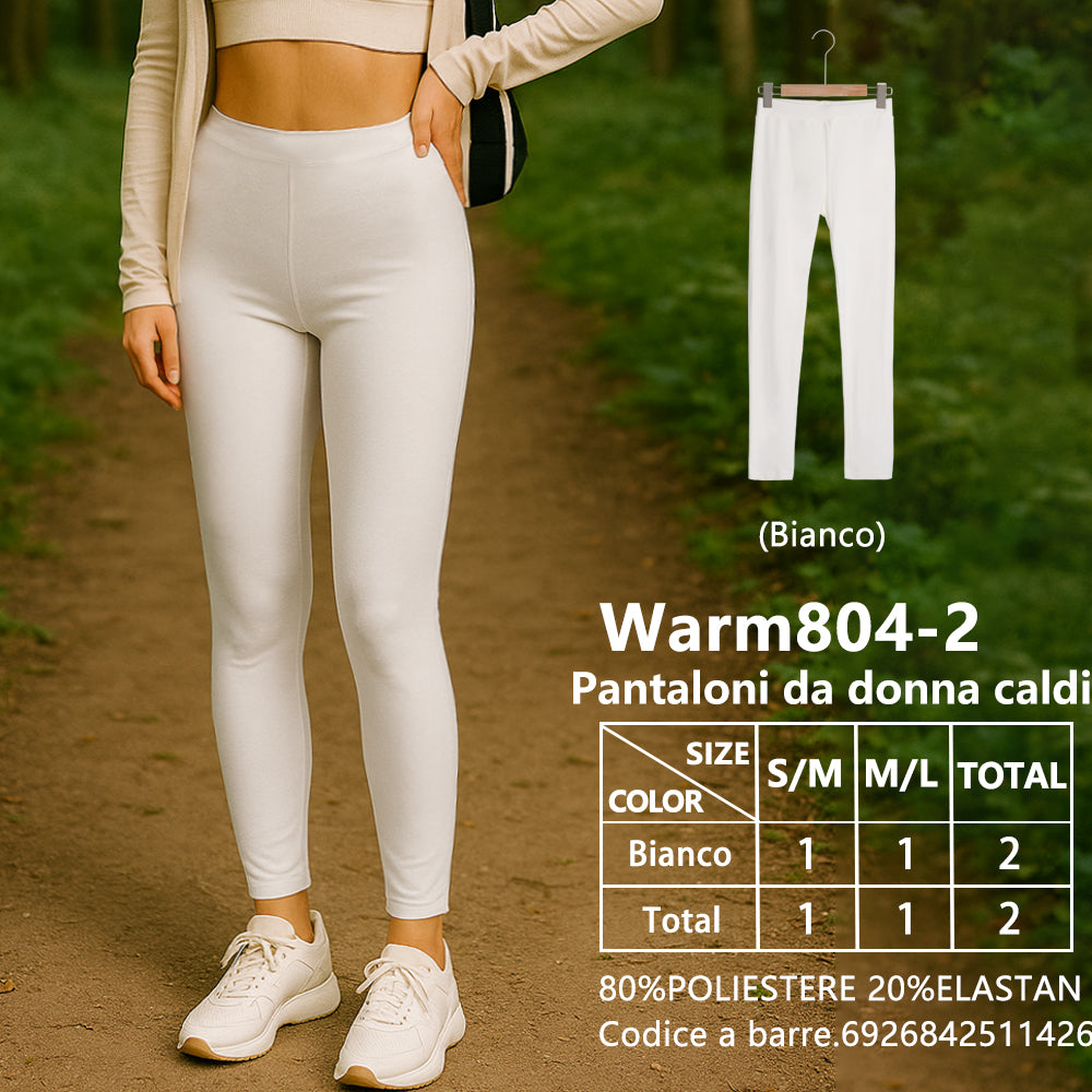 Leggings da Donna Bianco
