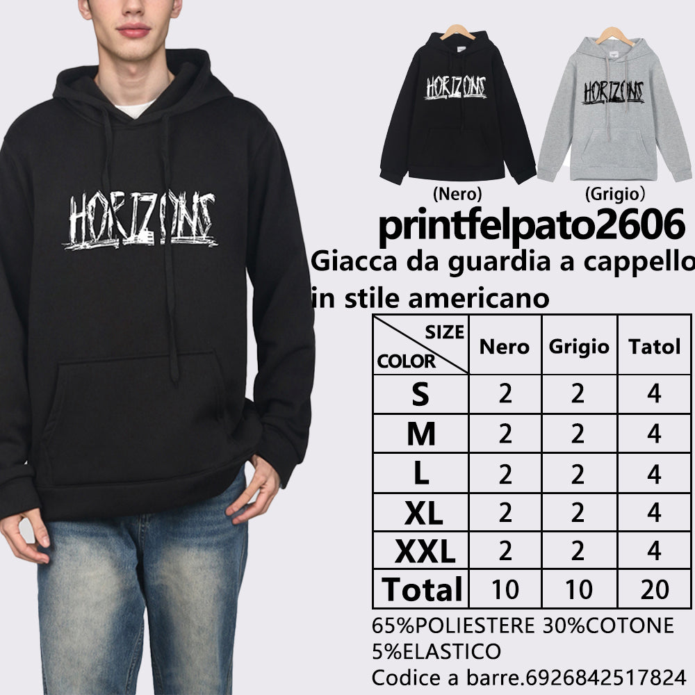 Felpa con Cappuccio Oversize