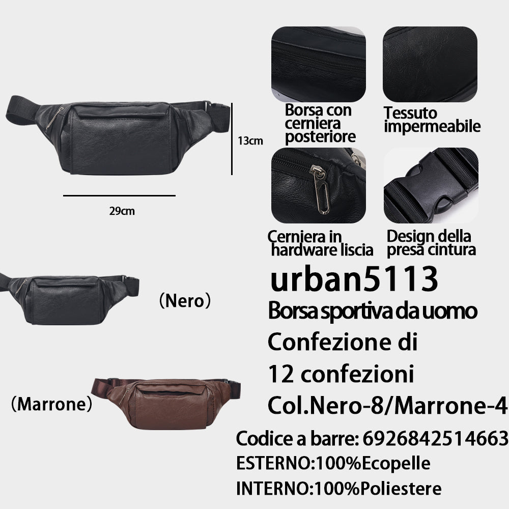 Borsa a Tracolla Sport da Uomo