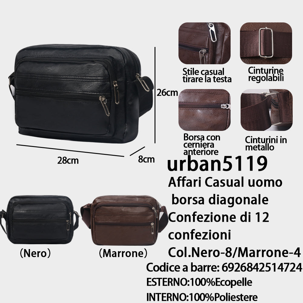 Borsa a Tracolla Business da Uomo