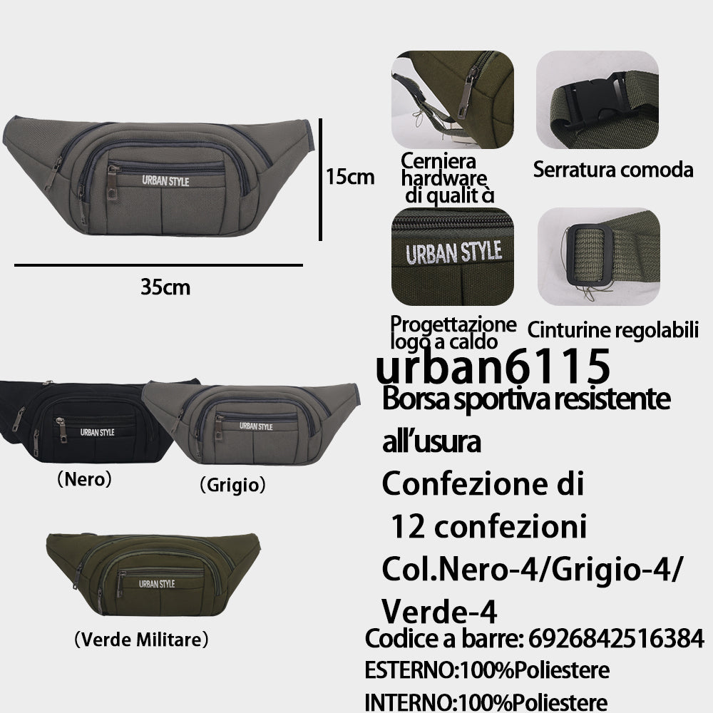 Marsupio Sport Resistente All'usura