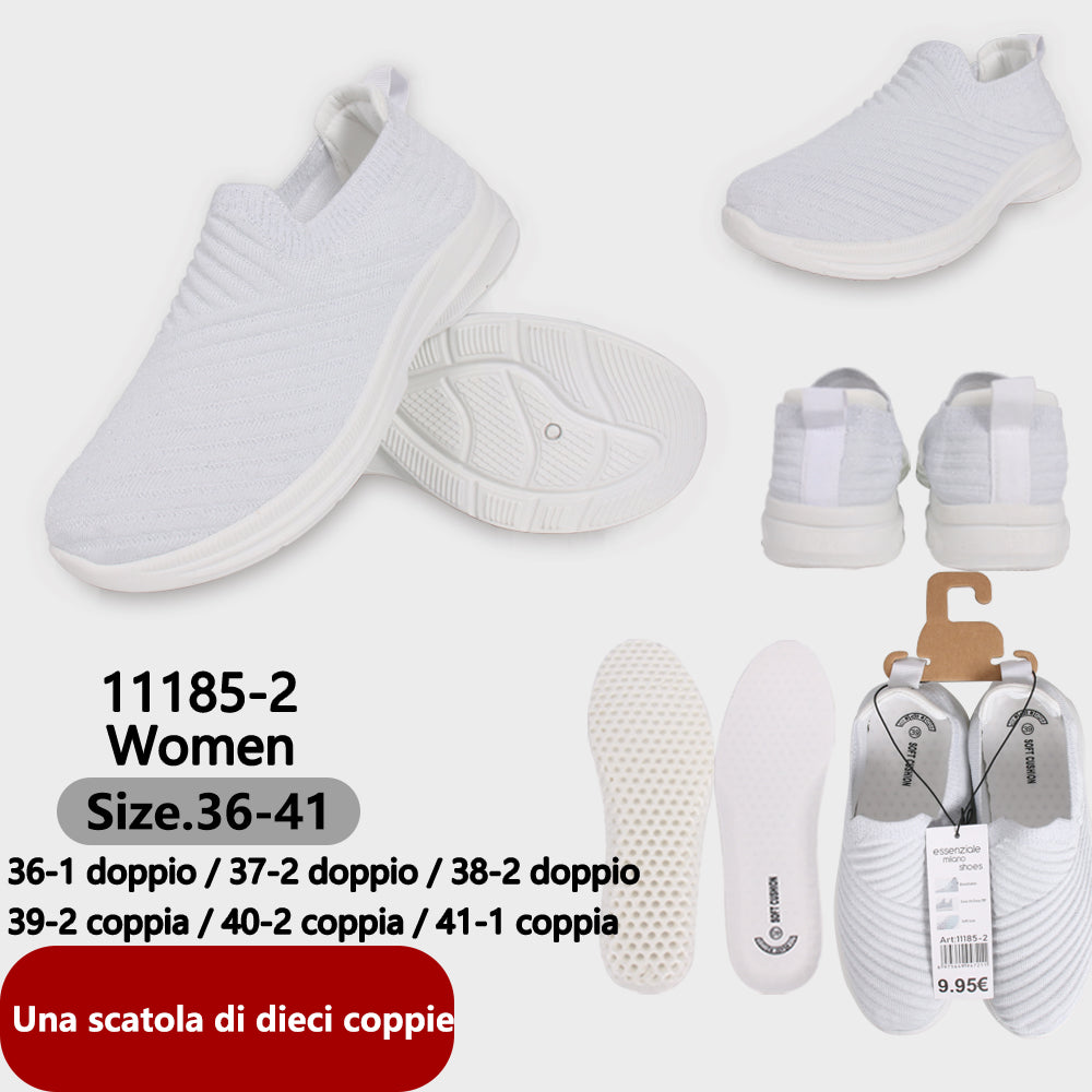 Scarpe Comfort Ultra Morbido e Confortevole Ultra Morbido da Donna Bianco