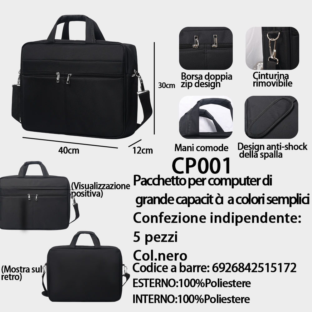 Borsa per Laptop Grande Capacità