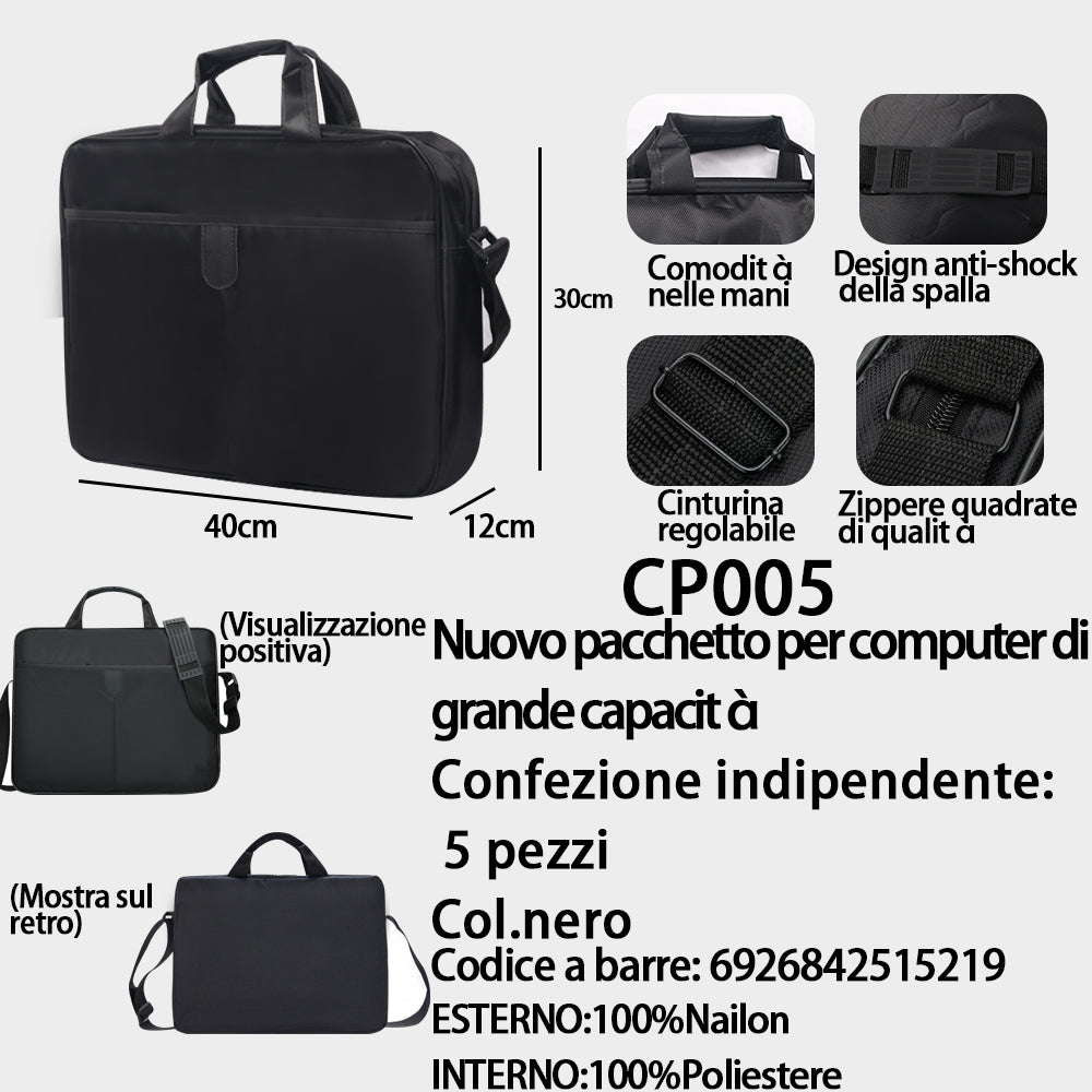 Borsa per Laptop Grande Capacità Business