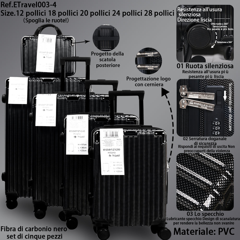 Set Valigie - Set 5 Pezzi