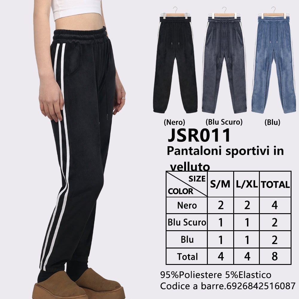 Pantaloni con Polsini Sport