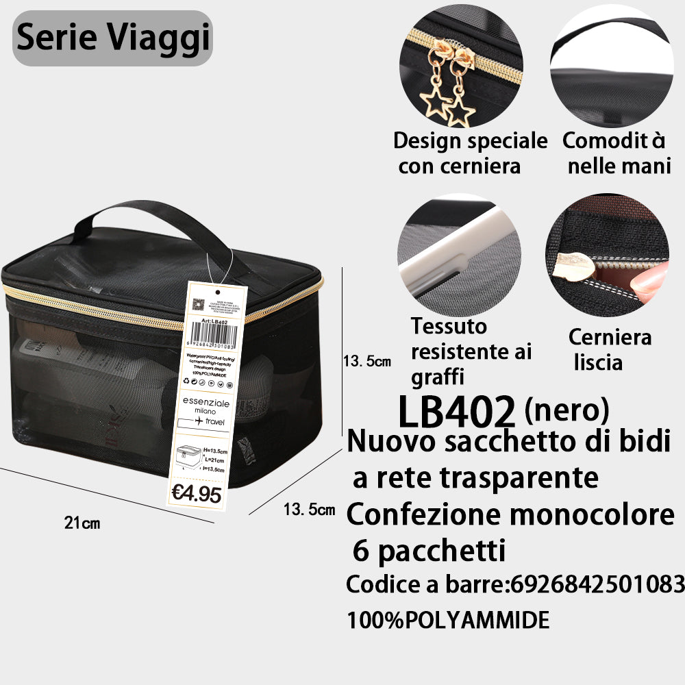 Secchiello in Tulle Trasparente