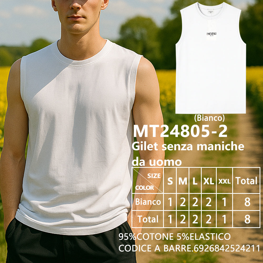 Canottiera senza Maniche da Uomo