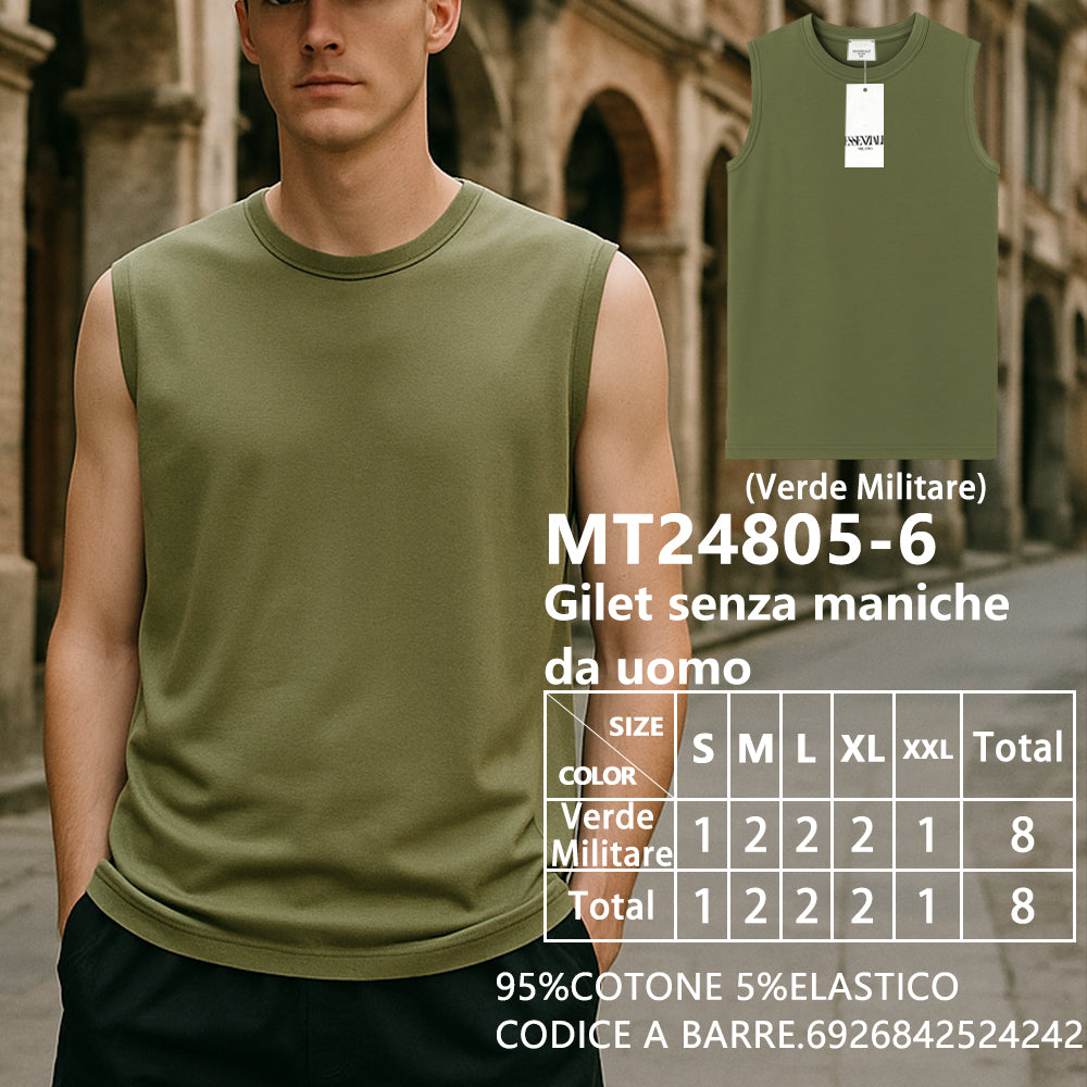 Canottiera senza Maniche da Uomo