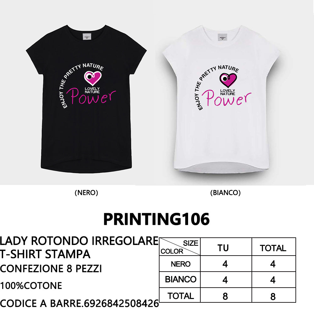 T-Shirt a Stampa da Donna