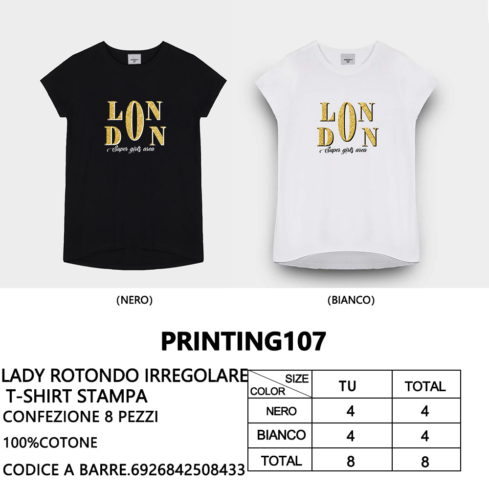 T-Shirt a Stampa da Donna