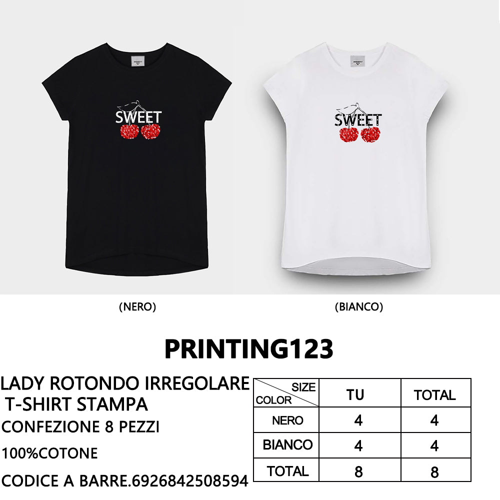 T-Shirt a Stampa da Donna