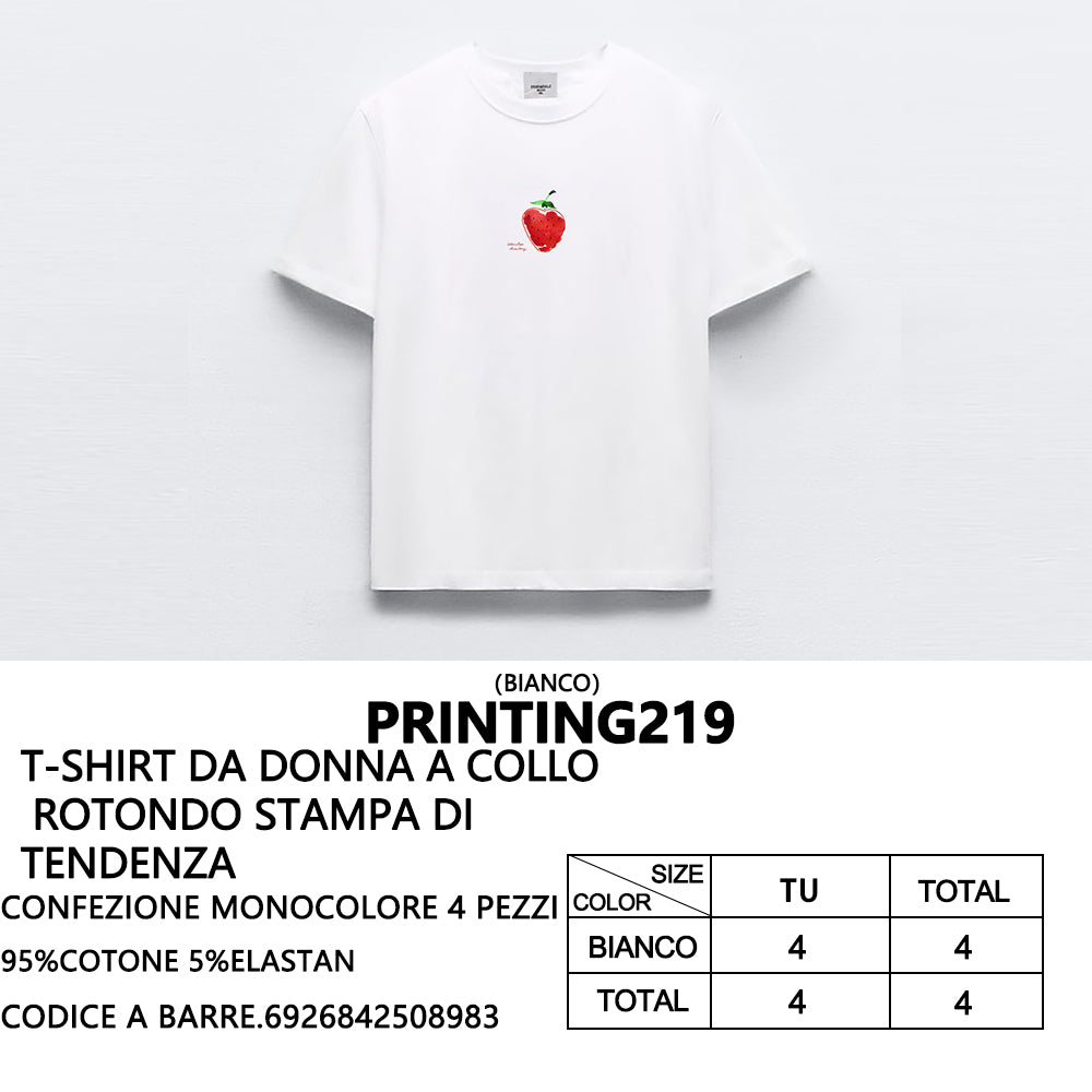 T-Shirt a Stampa da Donna