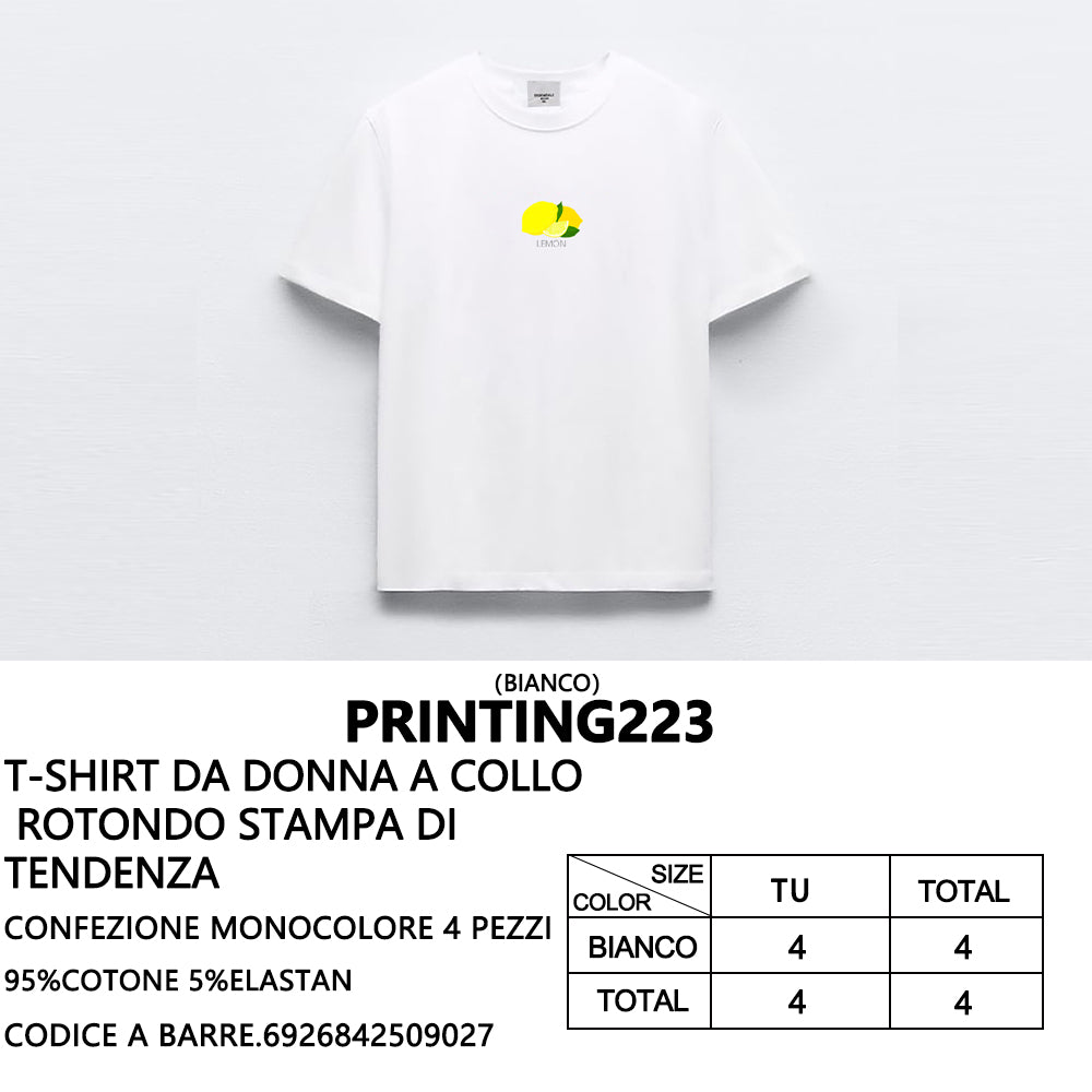 T-Shirt a Stampa da Donna