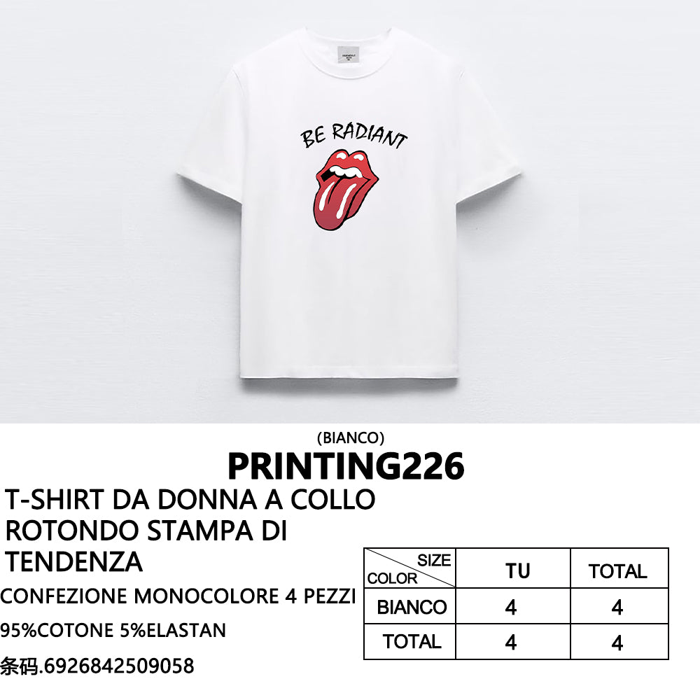 T-Shirt a Stampa da Donna