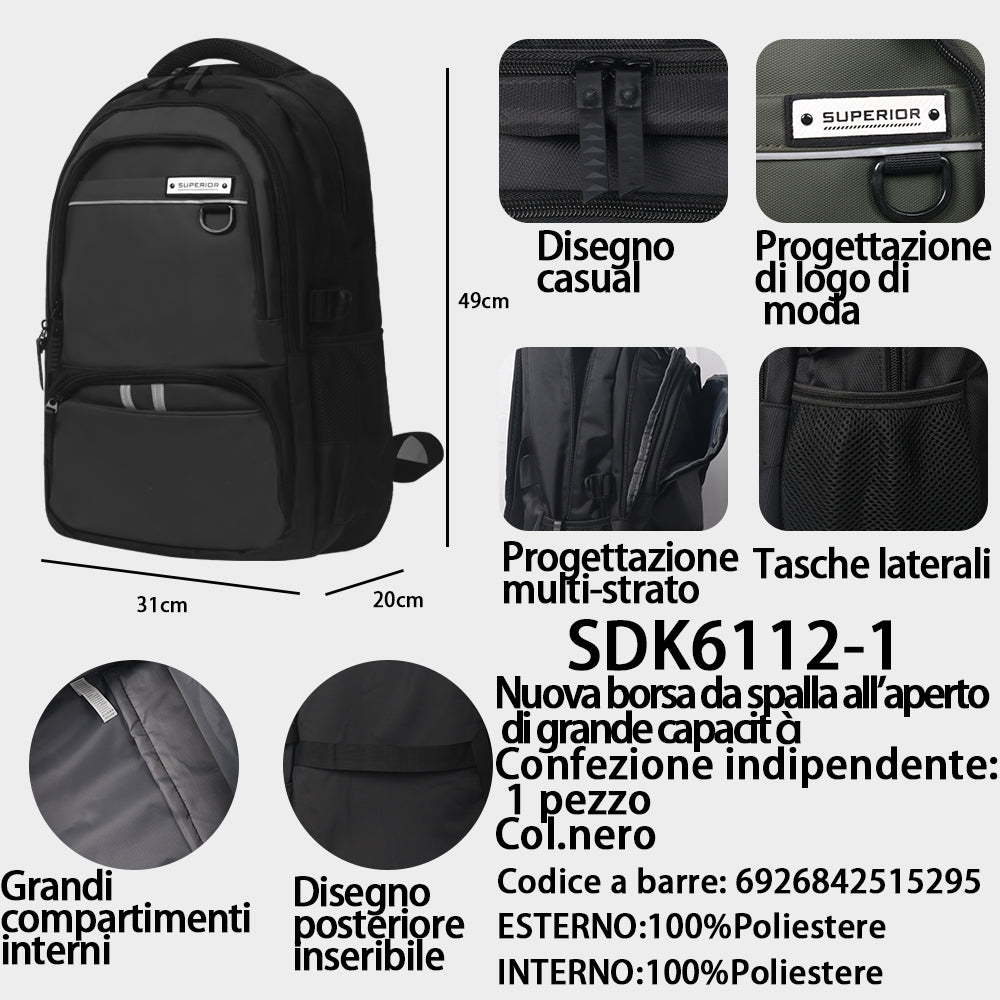 Zaino Grande Capacità Outdoor