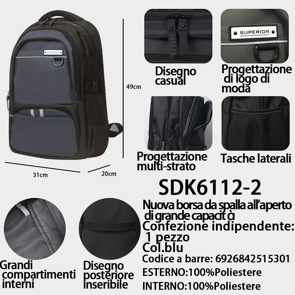 Zaino Grande Capacità Outdoor