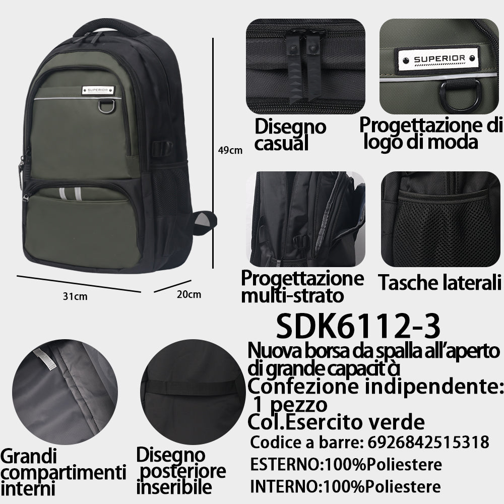 Zaino Grande Capacità Outdoor