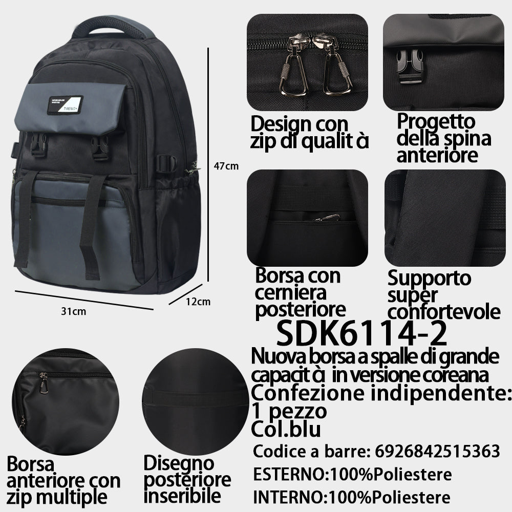 Zaino Grande Capacità