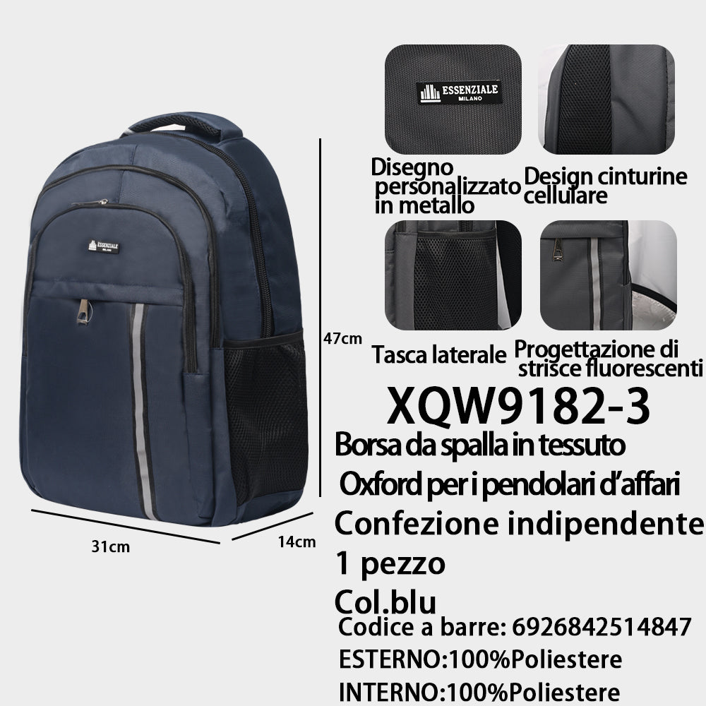 Zaino in Tessuto Oxford Business da Pendolare