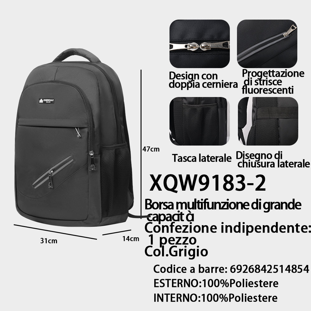 Zaino Grande Capacità Multifunzione