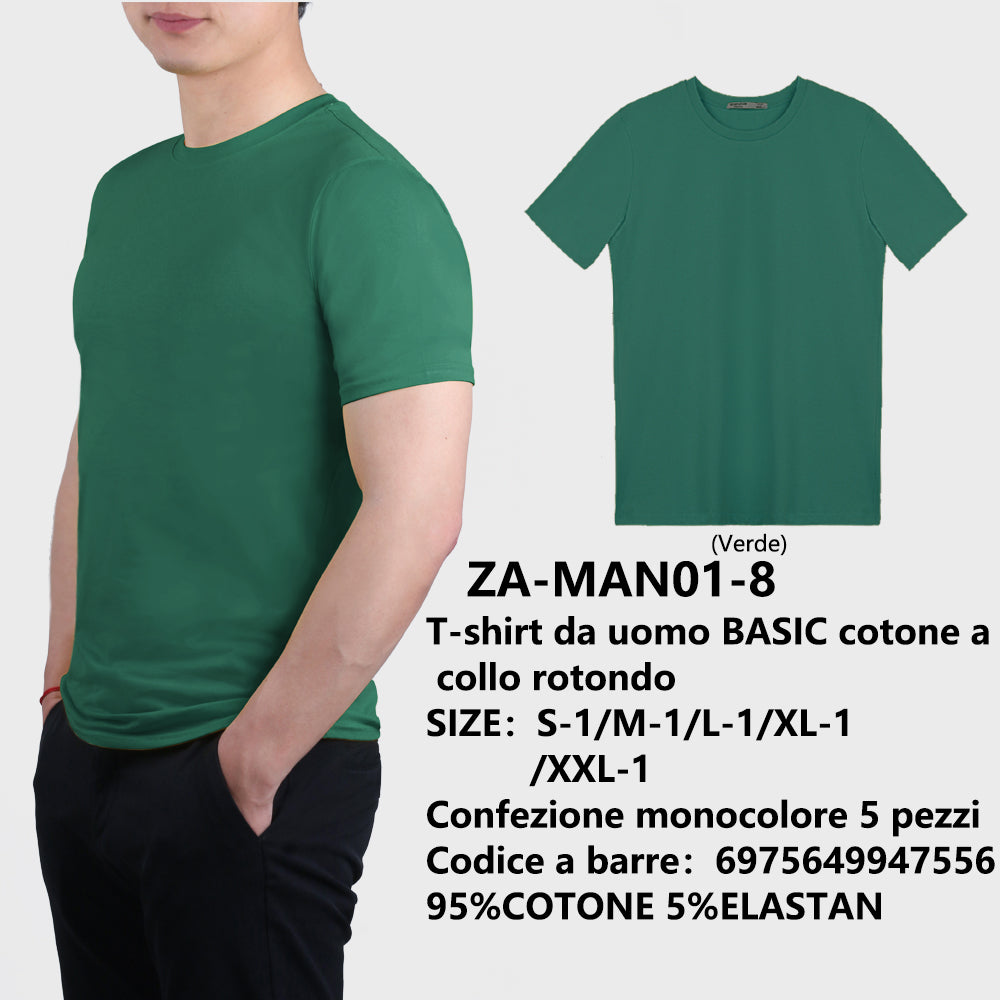 T-Shirt da Uomo Verde