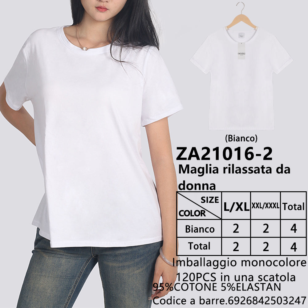 T-Shirt Girocollo da Donna