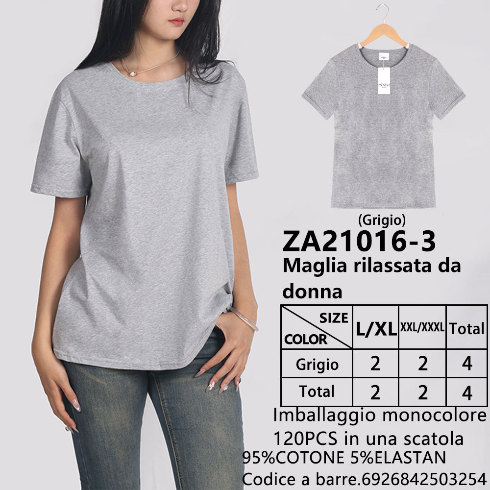 T-Shirt Girocollo da Donna