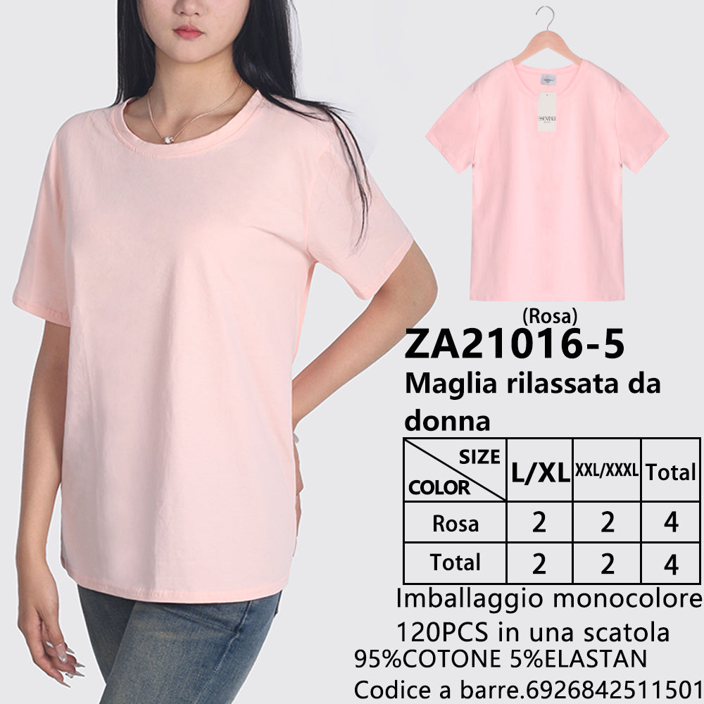 T-Shirt Girocollo da Donna