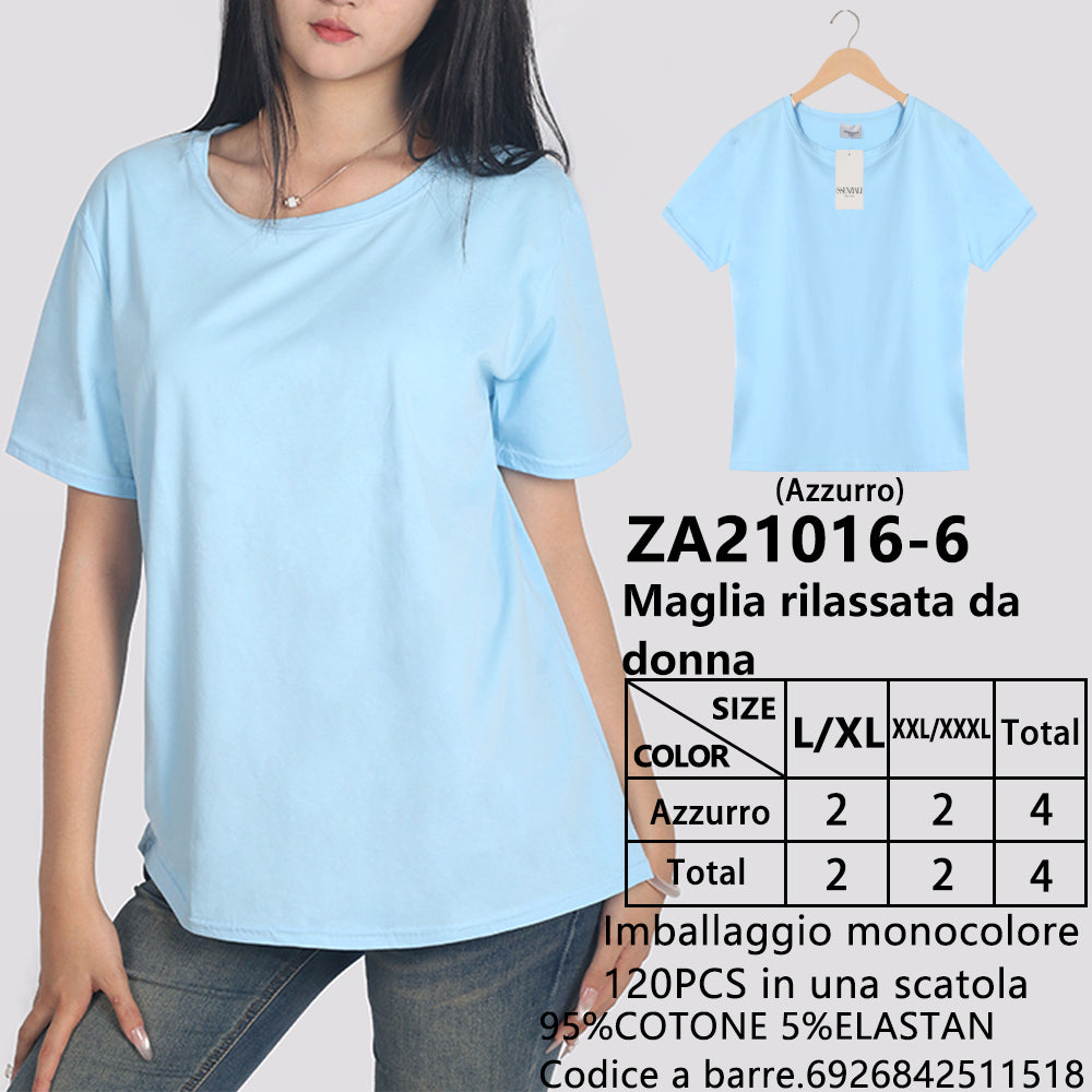 T-Shirt Girocollo da Donna