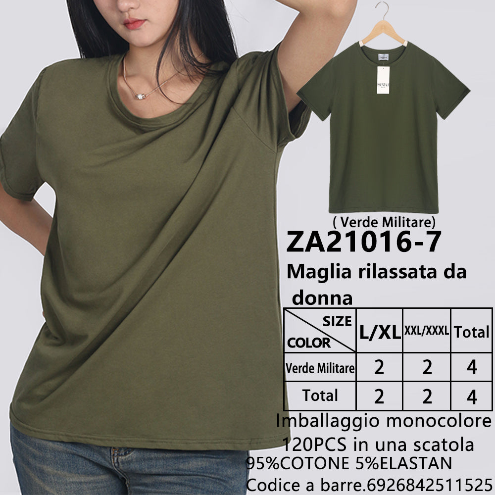 T-Shirt Girocollo da Donna