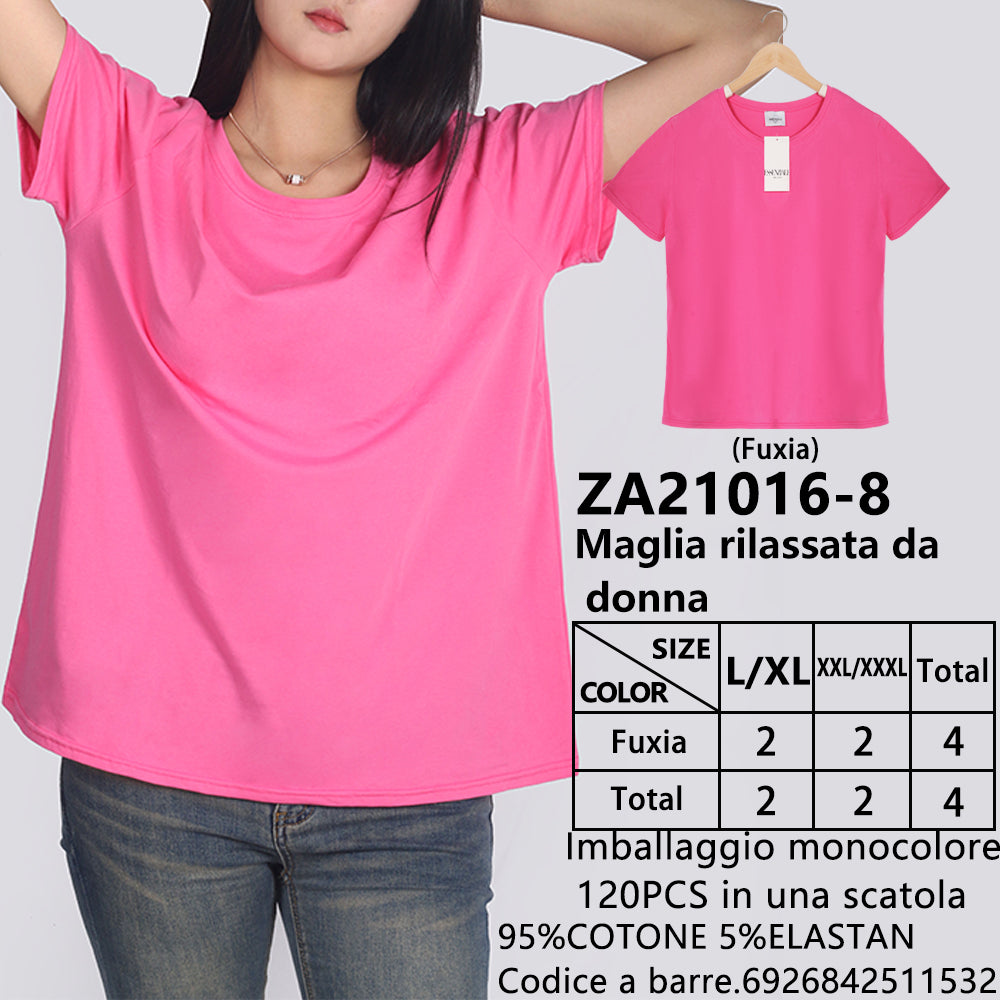 T-Shirt Girocollo da Donna