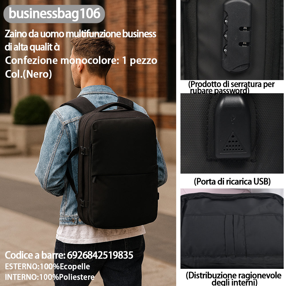 Zaino Multifunzione Business da Uomo
