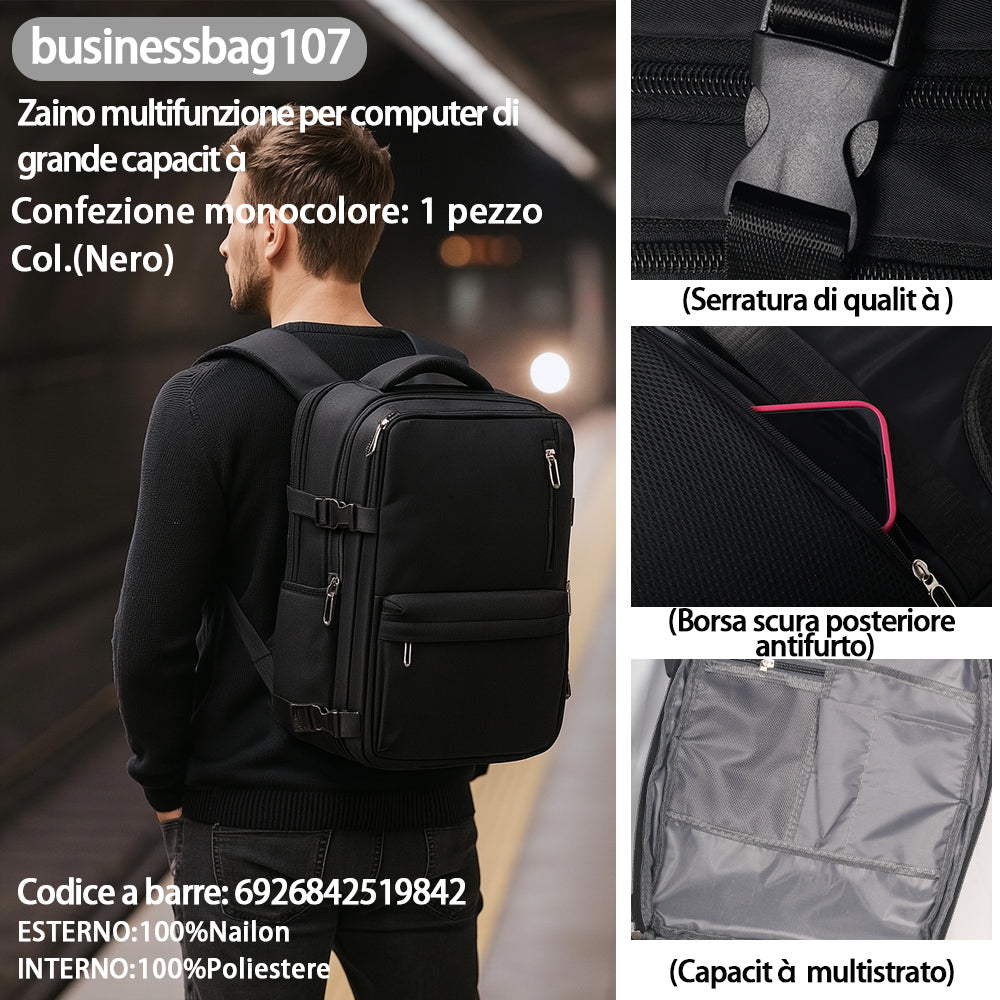 Zaino Grande Capacità Multifunzione