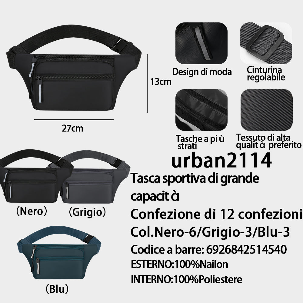 Marsupio Grande Capacità Sport